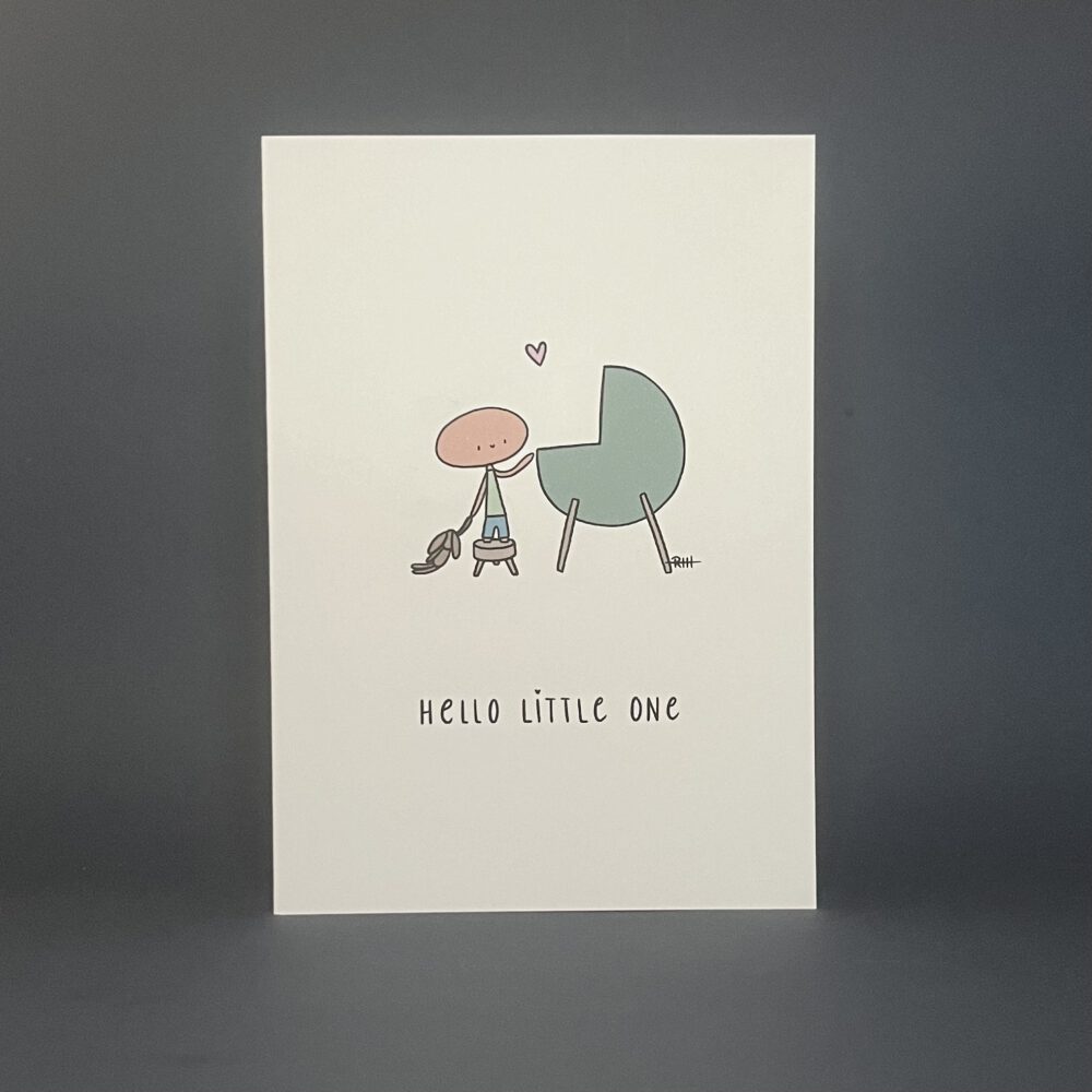Kaart hello little one - big brother