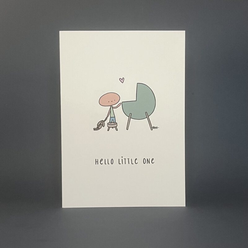 Kaart hello little one - big brother