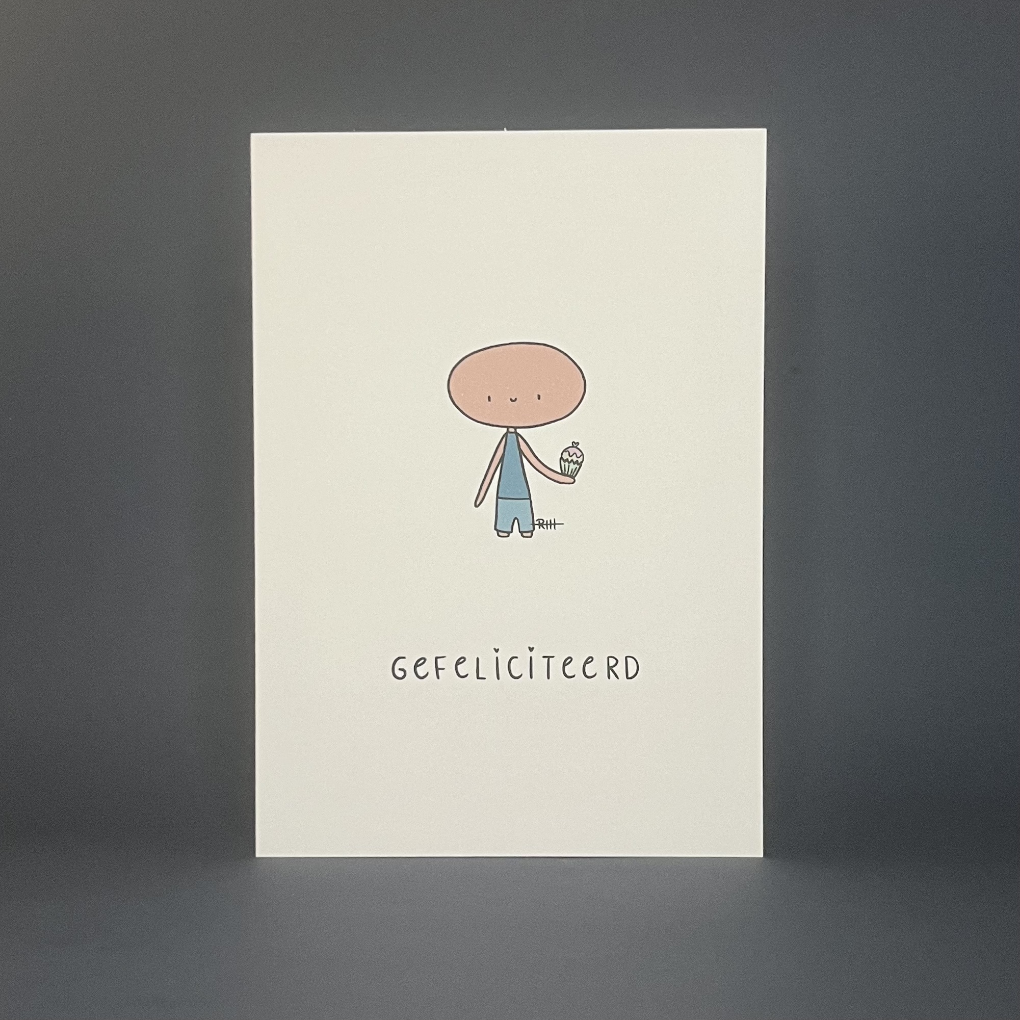 Kaart gefeliciteerd 